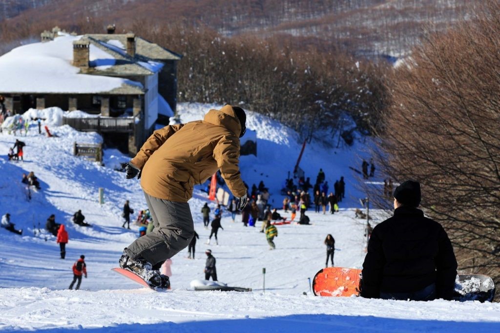 Ανηφόρισαν για Χάνια σκιέρ και λάτρεις του χιονιού